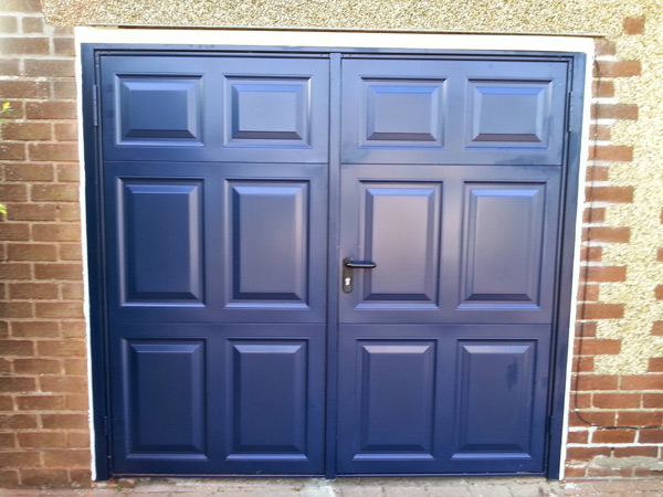 Side Hinged garage doors